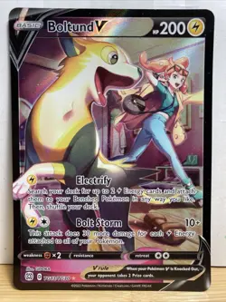 Pokemon Brilliant Stars Boltund V Full Art Foil Card Rare Tg13/Tg30 - Image 1