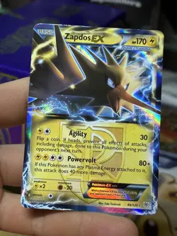 Moltres EX 14/135 Zapdos Articuno BW Plasma Storm 2012 Holo Rare Pokemon Card - Image 3