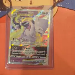 Pokemon Mewtwo VSTAR Holo 280 HP Card 031/078 GO 2022 English Psychic TCG - Image 3