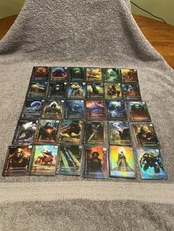 Lot Of 30 Wonders Of The First Call Of The Stones Foil Cards Mixed Rarity TCG - Image 1