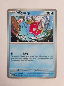 Magikarp 044/198 Large Printer Hickey "ikarp" Error Misprint Pokemon Card SV01 - Image 1