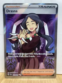 Pokemon Surging Sparks Drasna Full Art Ultra Rare Foil Card 231/191 - Image 1