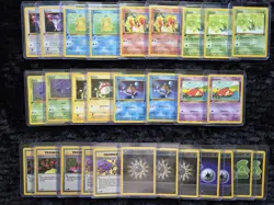 Huge 1st Edition Collection Bulk Lot of 110 Team Rocket Pokemon Cards Vintage - Image 5