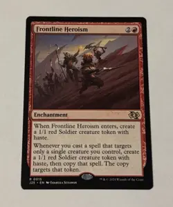 MTG Frontline Heroism - Foundations Jumpstart NM - Image 1