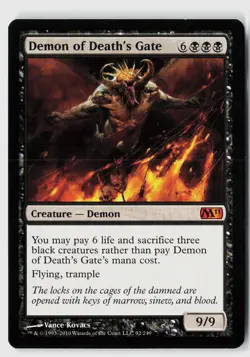 Demon of Death's Gate #92 (NM) Magic 2011 M11 Magic MTG - Image 1