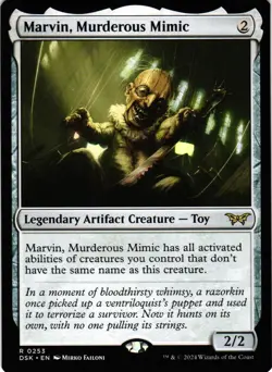 Marvin, Murderous Mimic – Duskmourn: House of Horror 253 DSK • R - Image 1