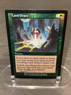 Land Grant - FOIL *MERCADIAN MASQUES* LIGHTLY PLAYED *1999* COMMON *MAGIC* MTG - Image 4