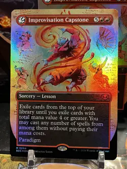 MTG | Improvisation Capstone (Borderless) ✨FOIL✨ [SOS] - Image 1