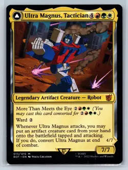 ULTRA MAGNUS, TACTICIAN 15 UNIVERSES BEYOND: TRANSFORMERS MTG NM - Image 1