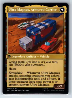 ULTRA MAGNUS, TACTICIAN 15 UNIVERSES BEYOND: TRANSFORMERS MTG NM - Image 2