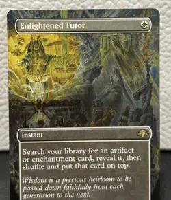 Enlightened Tutor (Borderless) Dominaria Remastered Regular - Image 2