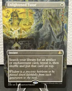 Enlightened Tutor (Borderless) Dominaria Remastered Regular - Image 3