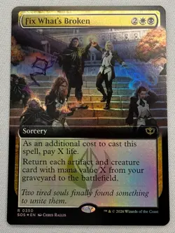 Fix What's Broken (Extended Art) - Secrets of Strixhaven (SOS) Foil - Image 1
