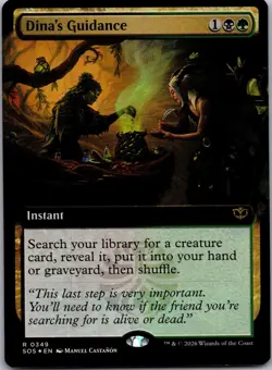 Dina's Guidance (Extended Art) 349 Secrets of Strixhaven Foil NM - Image 1
