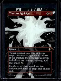 2025 Magic The Gathering Avatar Last Airbender The Last Agni Kai Foil #0314 - Image 1