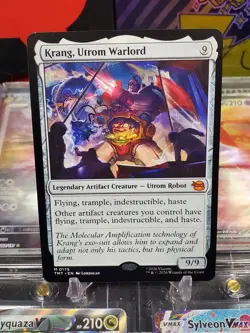 Krang Utrom Warlord 0175 Mythic Non Foil Legendary Artifact Creature MTG TMNT - Image 1