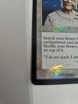 MTG Foil Enlightened Tutor 1999 6th Edition Promo Magic The Gathering - Image 2