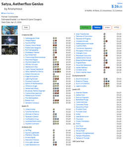 Creative Energy Budget Modified Precon MTG EDH Commander Deck Read Description* - Image 4