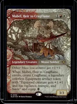 2024 Magic MTG Bloomburrow Mabel Heir to Cragflame #336 - Image 1