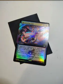 Resonating Lute Foil 355 MTG Secrets of Strixhaven - Extended Art - Image 1