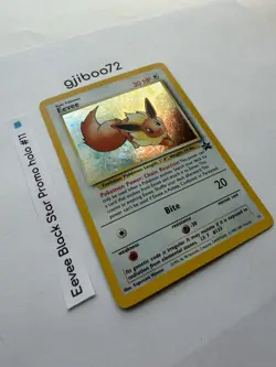 Pokemon - Eevee Black Star Promo 11 Holo - Rare - 1999-2000 WoTC - Never Played - Image 2