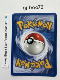 Pokemon - Eevee Black Star Promo 11 Holo - Rare - 1999-2000 WoTC - Never Played - Image 4
