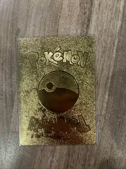 Pokemon Charizard DX 52/100 METAL GOLD CARD Art Card Collectible - Image 2