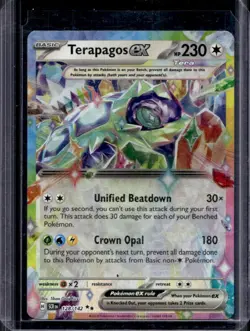 2024 Pokemon Stellar Crown Terapagos ex #128/142 - Image 1