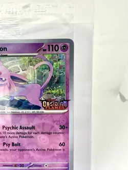 Espeon (Best Buy Exclusive) 086/197 Pokemon Obsidian Flames Stamped Sealed Promo - Image 5