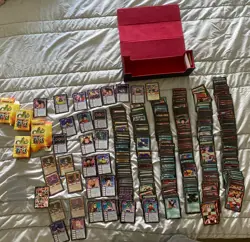 500 + Ani-Mayhem Dragonball Z CCG Collectible Card Game Cards w/ 4 Deck Boxes - Image 1