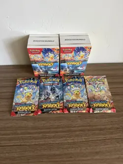 Lot of 2 Pokemon TCG Surging Sparks Booster Bundle New plus 4 extra packs!! - Image 1
