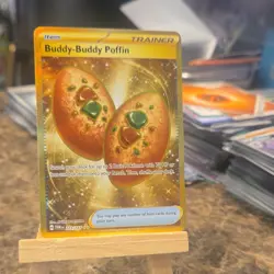 Pokemon Buddy-Buddy Poffin 223/167 Sv06 Twilight Masquerade Holo Hyper Rare - Image 1