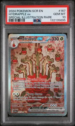 2024 POKEMON SCR EN-STELLAR CROWN SPECIAL ILLUSTRATION RARE HYDRAPPLE EX PSA 10 - Image 1