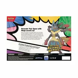 Pokemon TCG: Ascended Heroes Premium Poster Collection Mega Lucario Box Sealed - Image 2