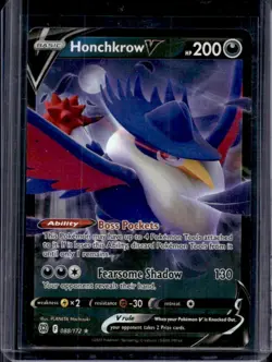 2022 Pokemon SWSH Brilliant Stars Honchkrow V #088/172 - Image 1