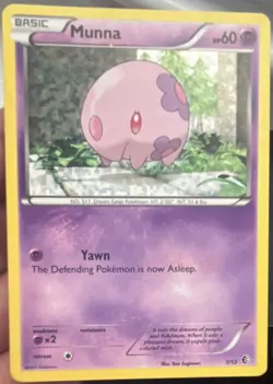 Pokemon TCG 2011 Munna McDonalds series 7/12 - Image 1