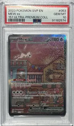 PSA 10 GEM MT Mew ex SIR PROMO | Pokemon SVP English 151 UPC | 053 - Image 2
