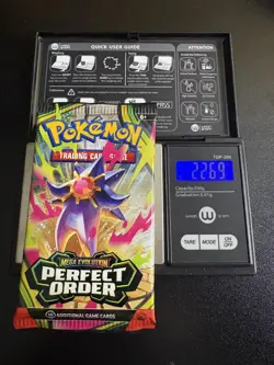 HEAVY! GOD PACKUU SIRUU 22.69g Perfect Order Pokemon TCG Booster (SEALED) - Image 1