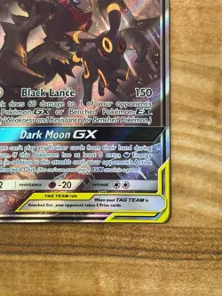 Pokemon Umbreon & Darkrai GX Tag Team Sun and Moon Black Star Promo SM241 - Image 3