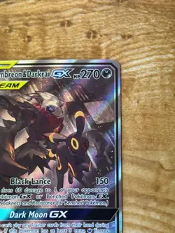 Pokemon Umbreon & Darkrai GX Tag Team Sun and Moon Black Star Promo SM241 - Image 4