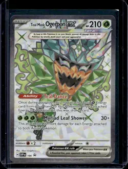 2023-25 Pokemon SV Black Star Promos Teal Mask Ogerpon ex #166 - Image 1