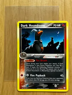 Pokemon TCG DARK HOUNDOOM 37/109 EX Team Rocket Returns (2004) NM/M Free Ship’in - Image 3