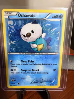 2011 Black & White Oshawott Holo Black Star Promo #BW08 - Image 1