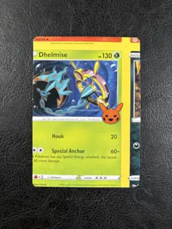 NFC Miscut - Dhelmise 019/185 Trick Or Trade 2023 - Error - Pokemon TCG - Image 1