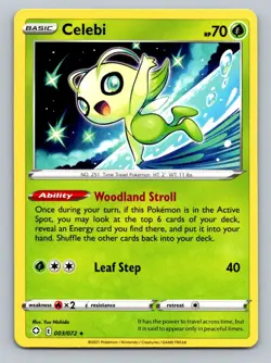 Pokemon Celebi Shining Fates 003/072 Near Mint NM - Image 1