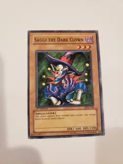 Yugioh 1st Edition Saggi The Dark Clown Asian English MRD-066 - Image 1