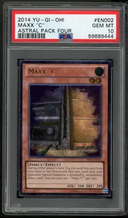 Maxx "c" AP04-EN002 Ultimate Rare Yugioh PSA 10 *444 - Image 1