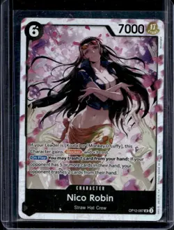 2025 One Piece Legacy of the Master Nico Robin Super Rare #OP12-087 - Image 1