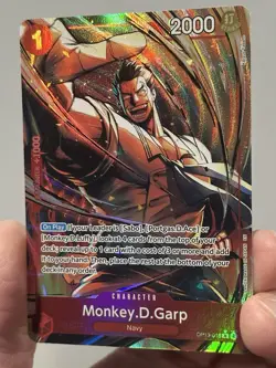 Monkey.D.Garp (Alternate Art) OP13-016 Carrying On His Will English NM One Piece - Image 2