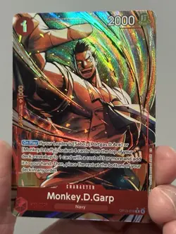 Monkey.D.Garp (Alternate Art) OP13-016 Carrying On His Will English NM One Piece - Image 4